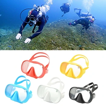 Маска для дайвинга с защитой от запотевания для взрослых, силиконовые очки для дайвинга, снаряжение для плавания, очки для подводного плавания, маска, инструменты для плавания, прямая поставка