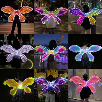 Новые воздушные шары Globos 2023, праздничные принадлежности Globos Decorativos для празднования Дня рождения, Светящиеся Разноцветные бабочки